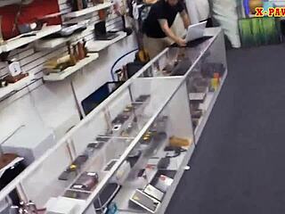 yo, hot brunette drilled by pawn dude!