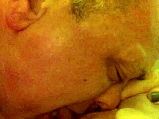 granny gets off with tongue and cock in amateur fun