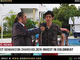 Big Titted Brunette Slams Hard in Bodysuit at GGMansion Today