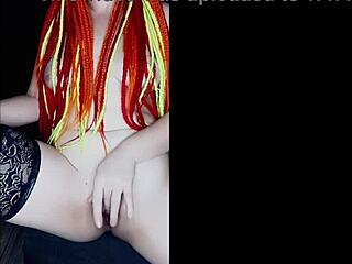 with a lover via video call