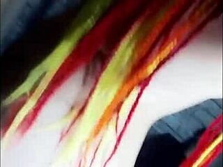 with a lover via video call