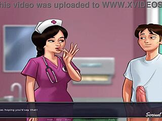 horny nurse delivers the ultimate deepthroat blowjob ever