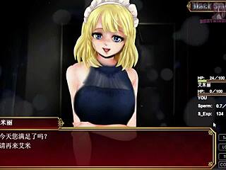 Anime hentai game dating in Black Smith-13 with CUM outside only.