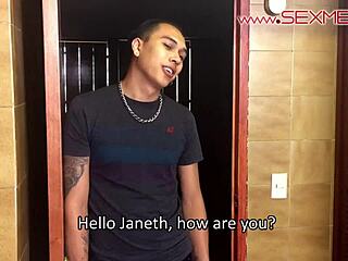 Stepbrother tells stepsister he's going to let stepdad know her dirty secret unless she does something.