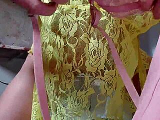 I removed my dirty lace panties.
