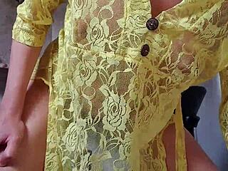 I removed my dirty lace panties.