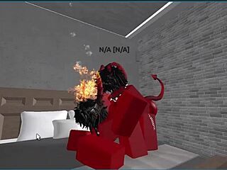 Demon bangs hot rich femboy with creampie finish!