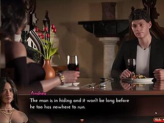 Mother Superior Says, 'Feel My Big Tits Corrupting You, Naughty Nun!'