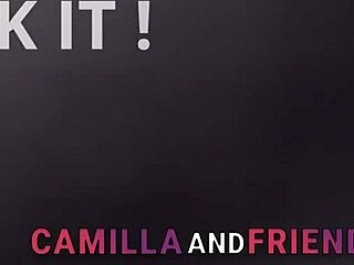 camilla jolie, the shemale beauty, jerking her cock passionately