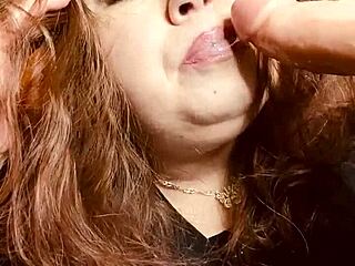 Ariesbbw Feels Deepthroat Pleasure With Dildo