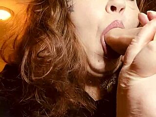 Ariesbbw Feels Deepthroat Pleasure With Dildo