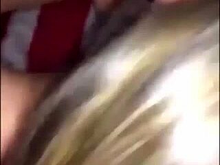 Blonde GF endures cuckold humiliation with big black cock in doggystyle