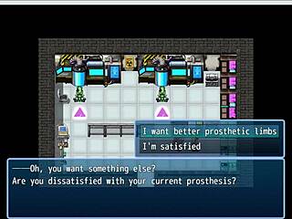 daruma escape: a bound anime character tries to escape bondage in a game scenario