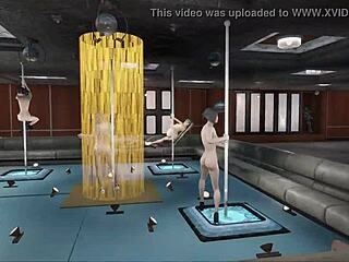 fallout 4 multi pole dance with sexy anime hentai characters