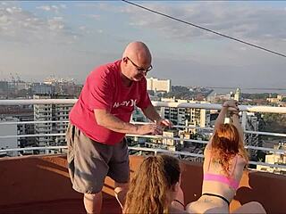 Katrina rears and rolls her ass on rubber cock in first scene