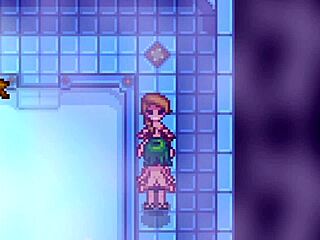 Jodi and Caroline enjoy a steamy group orgy in the Stardew Valley spa