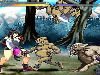 tifa from final fantasy 7 fucked by orcs with creampie 😈