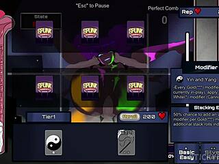 Girl gets pussy wet at rave in hentai sex game part 6