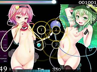 osu hentai gameplay 2 with anime cartoon