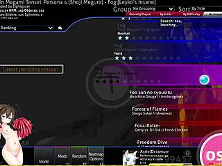 osu hentai gameplay 2 with anime cartoon