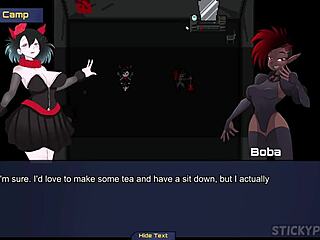 Girl gets pussy wet at rave in hentai sex game part 6