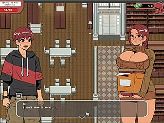 flashing monster cock to nerdy girl in library