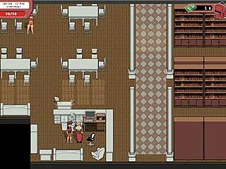 flashing monster cock to nerdy girl in library