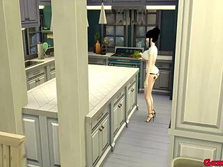 I feel so drawn to this milk madre y esposa epi 5, where the hermosa mama chichi gets fucked by her 2 sons in the kitchen while her husband is at work, all day anal ntr hentai