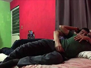 Mexican amateur enjoys delicious gay sex with husband!