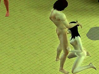 Suruba Tesuda No The Sims MP4: Cartoon Orgy Adventure