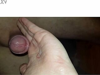 blonde milf collects cum