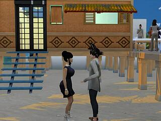 Goku mister kontrollen og knepper alle selv Gohans kone