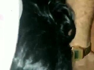 I wake her with anal thrusts on webcam?