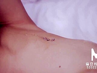 I love this asian model ai qiu with big tits gettin oral and orgasm in the best original video