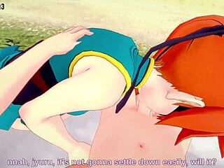 itsuka kendo in boku no hero anime scene with cute character