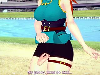 itsuka kendo in boku no hero anime scene with cute character