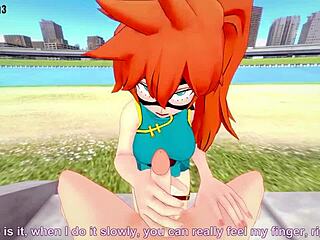 itsuka kendo in boku no hero anime scene with cute character