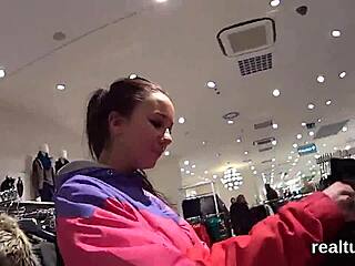 fantastic czech nympho tempted in shopping centre