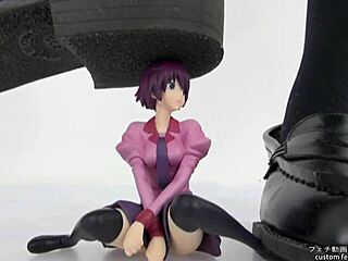 Asian Japanese fetish with boobs, tits, and saliva