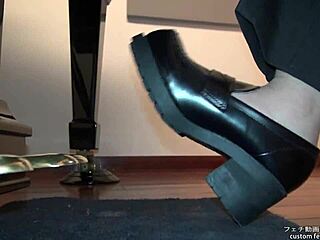 Asian Japanese fetish with boobs, tits, and saliva