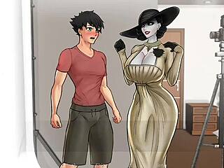 Confined with goddesses, licking a cheating milf's pussy