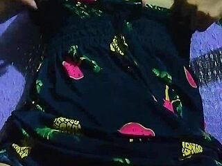 Latina teen gives oral on hammock!