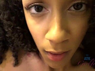 Fucked Light Skinned Black Escort Model in POV During Vegas Trip with Clothes Ripped