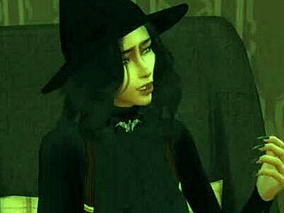 sims 4 halloween: mature milf mommy in missionary gets rejuvenated with sperm