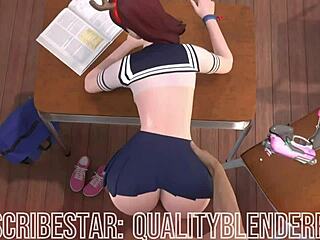 D va gets fucked hard in the school pov scene 😈