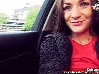 hey, check out this car pickup with a skinny german teen