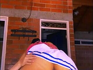 Bold schoolgirl escapes with boyfriend for passion