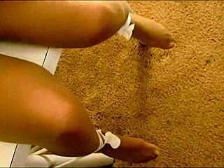 sexy black teen cavon bound and tickled in pantyhose