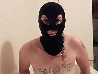 French Slave Girl Masturbates In Self-Session