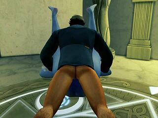 I watch the evil snow queen get humbled by a big cock in domination.